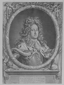 Friedrich I van Pruisen, 1692 door German School